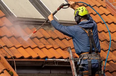 Démoussage et hydrofuge de toiture à Besain